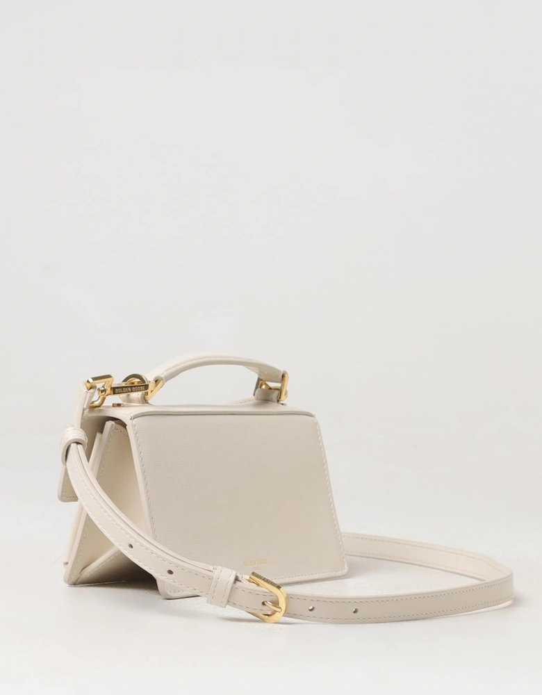 Top Handle Leather Clutch Bag