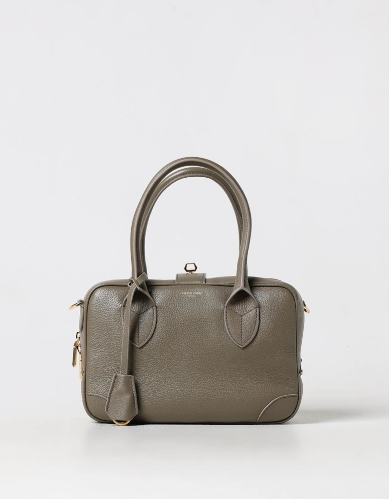 Top Handle Leather Handbag