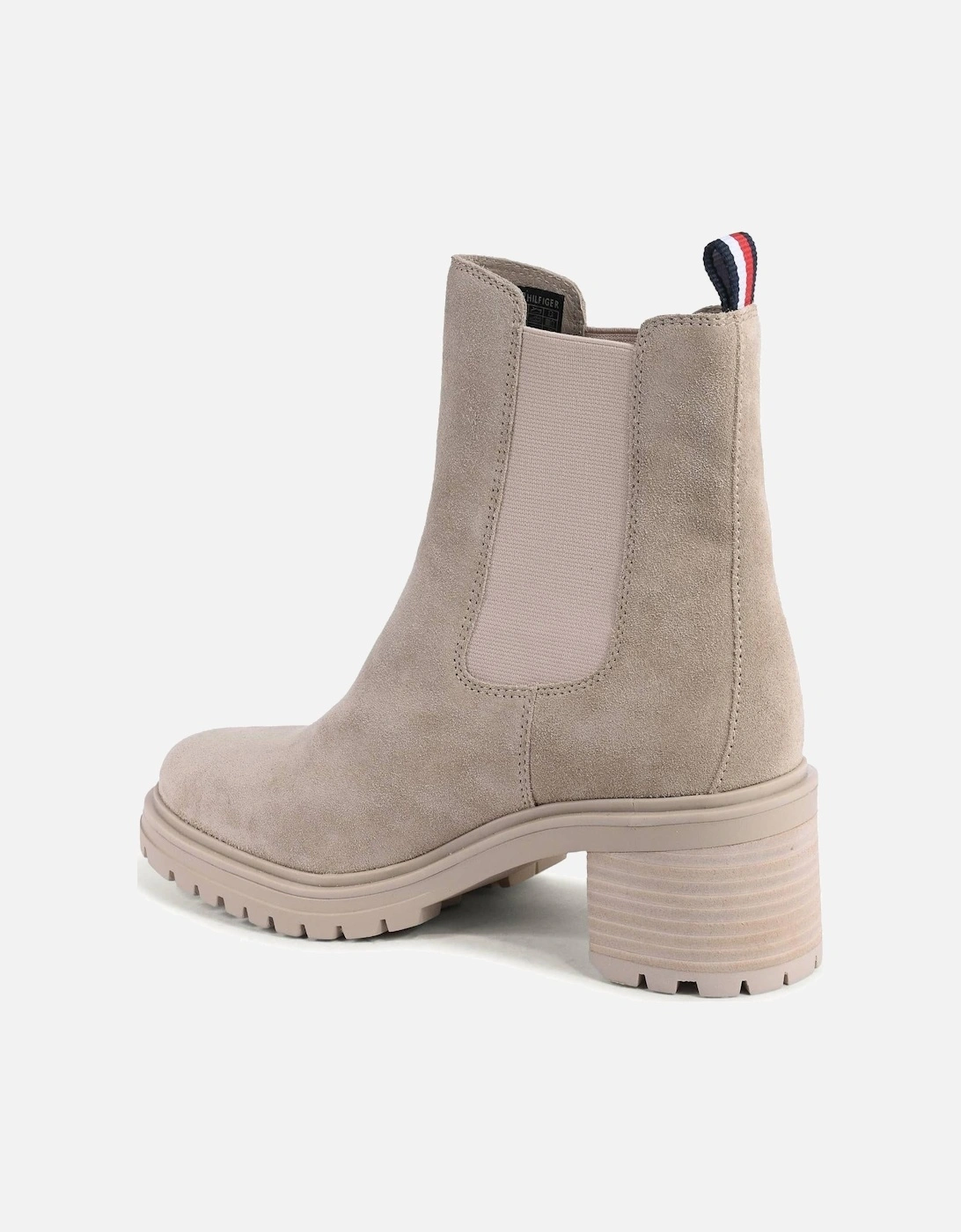 Chelsea Boots Suede Block Heel