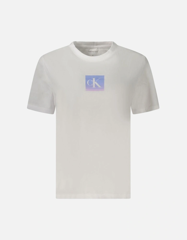 Short Sleeve Crew Neck Logo Print T-Shirt