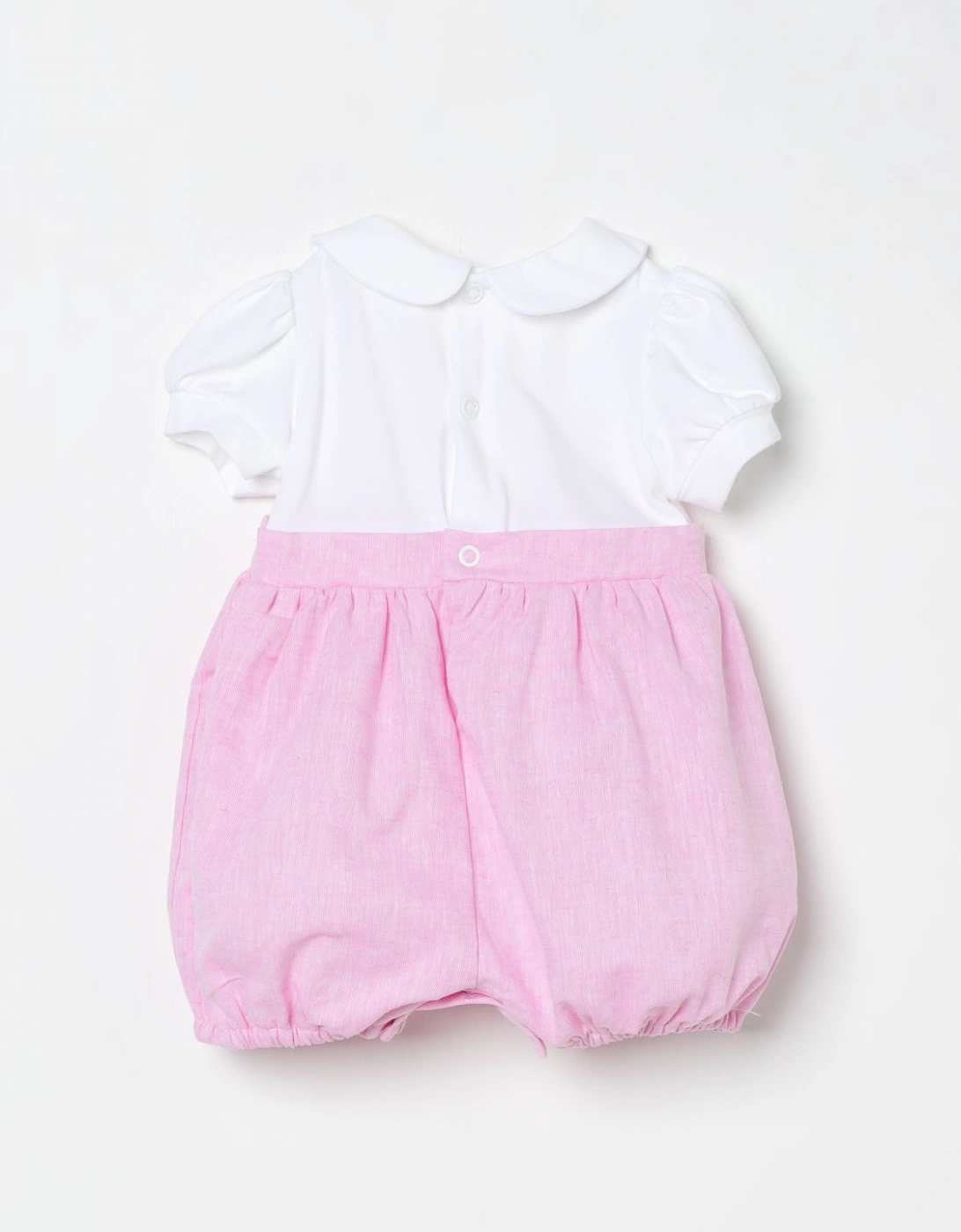 Baby Girl Romper Bow Detail