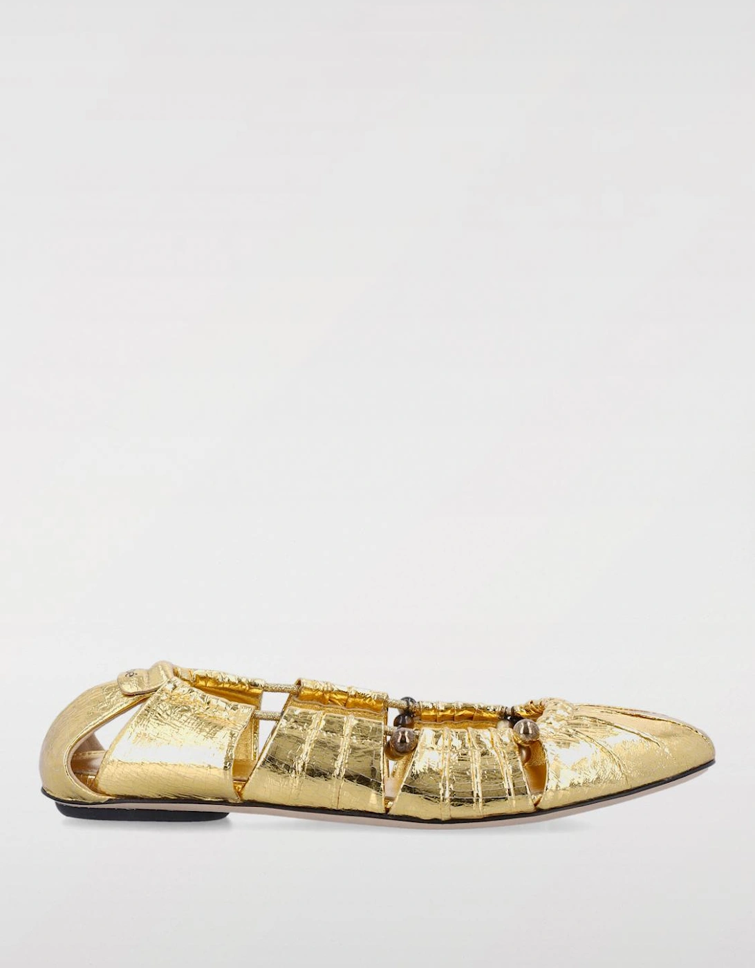 Cutout Flats Leather