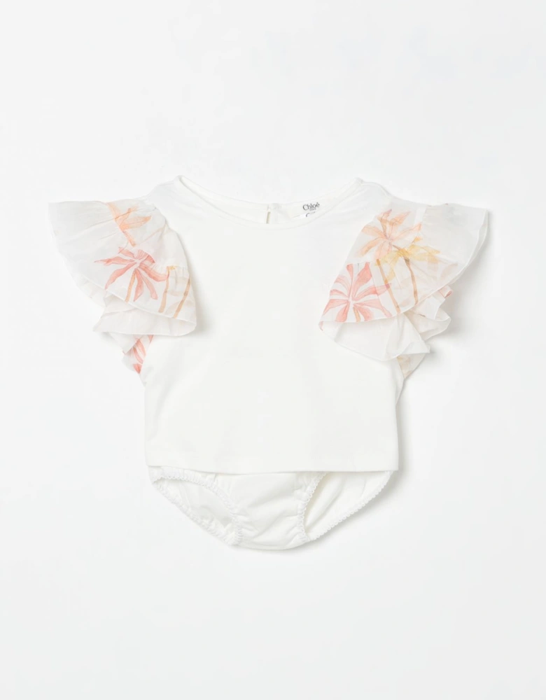 Palm Tree Print Baby Set