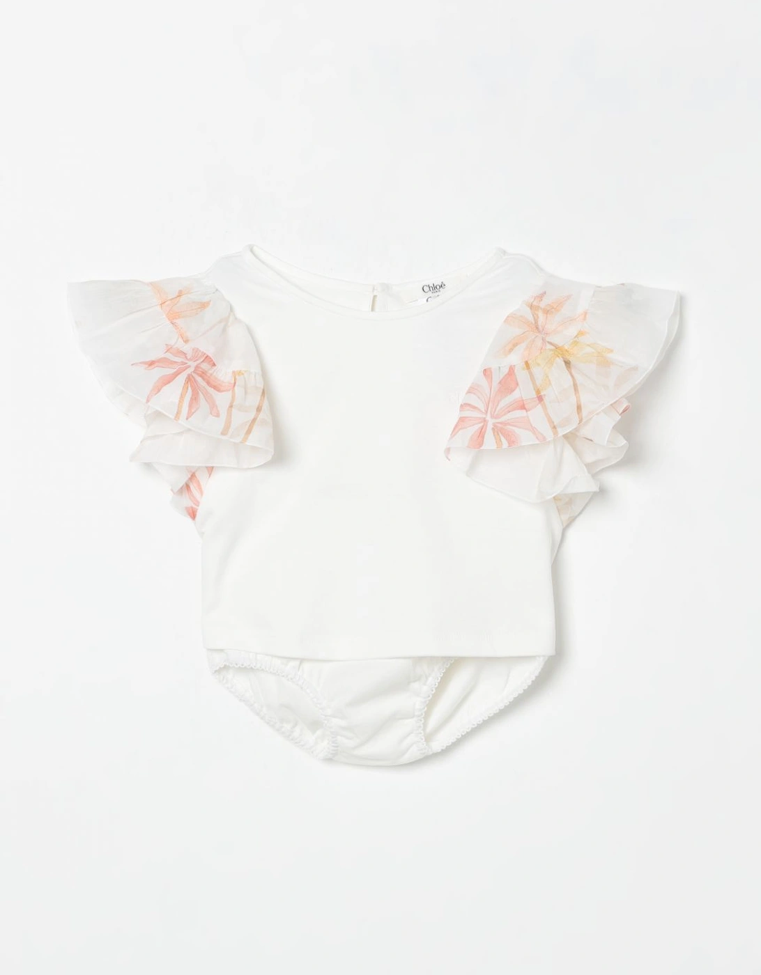 Palm Tree Print Baby Set, 4 of 3