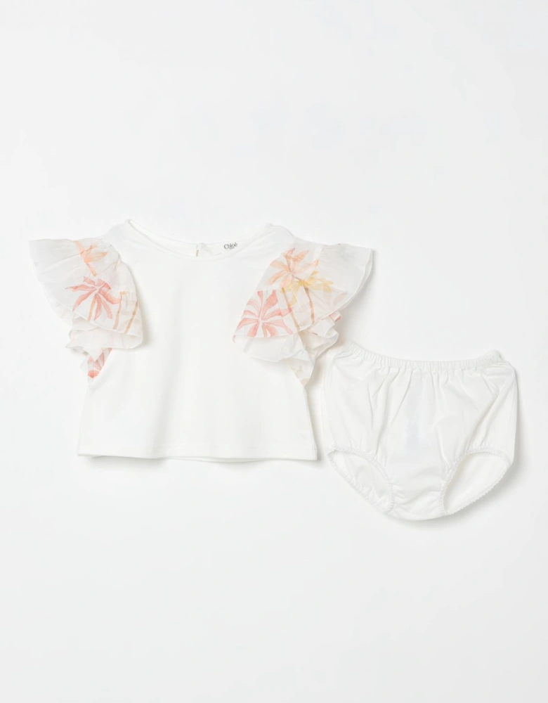 Palm Tree Print Baby Set