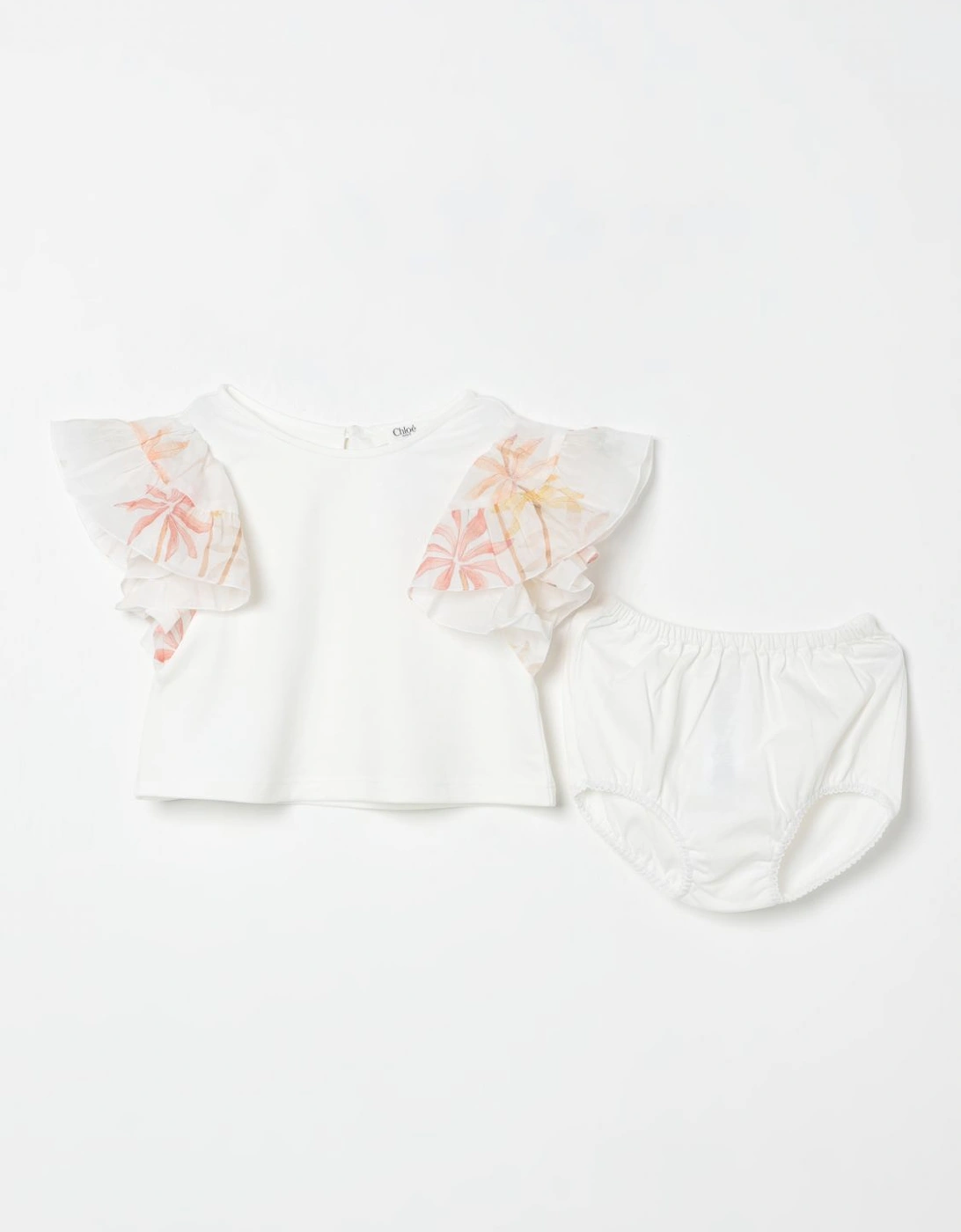 Palm Tree Print Baby Set