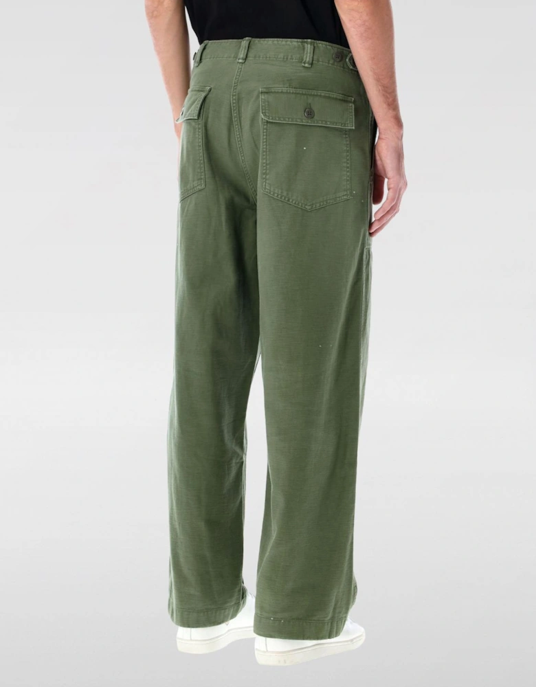 Relaxed Fit Military Style Pants