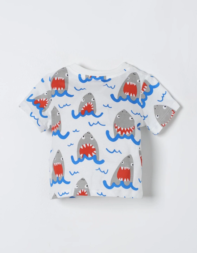 Shark Print Organic Cotton TShirt
