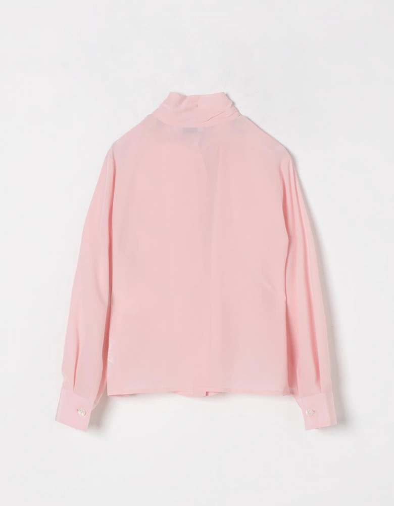 Silk Bow Blouse Shirt