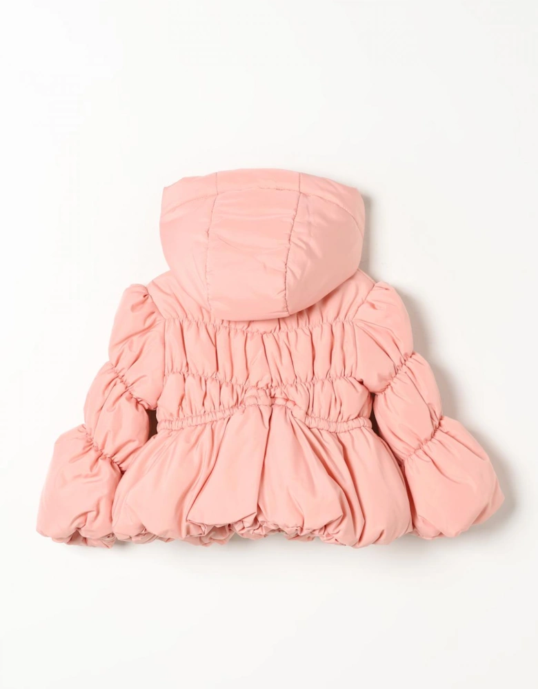 Hooded Puffer Jacket with Drawstring