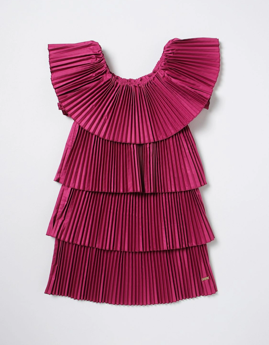 Tiered Pleated Mini Dress, 3 of 2