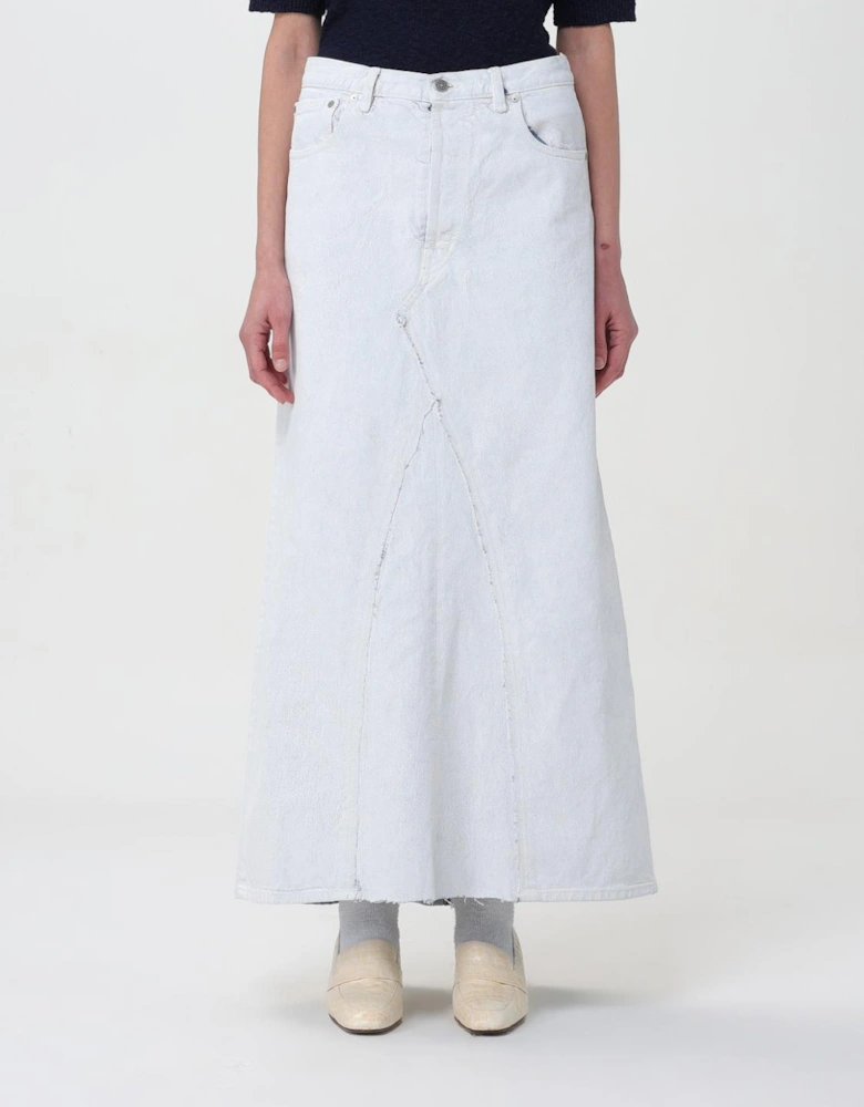Denim Maxi Skirt ALine