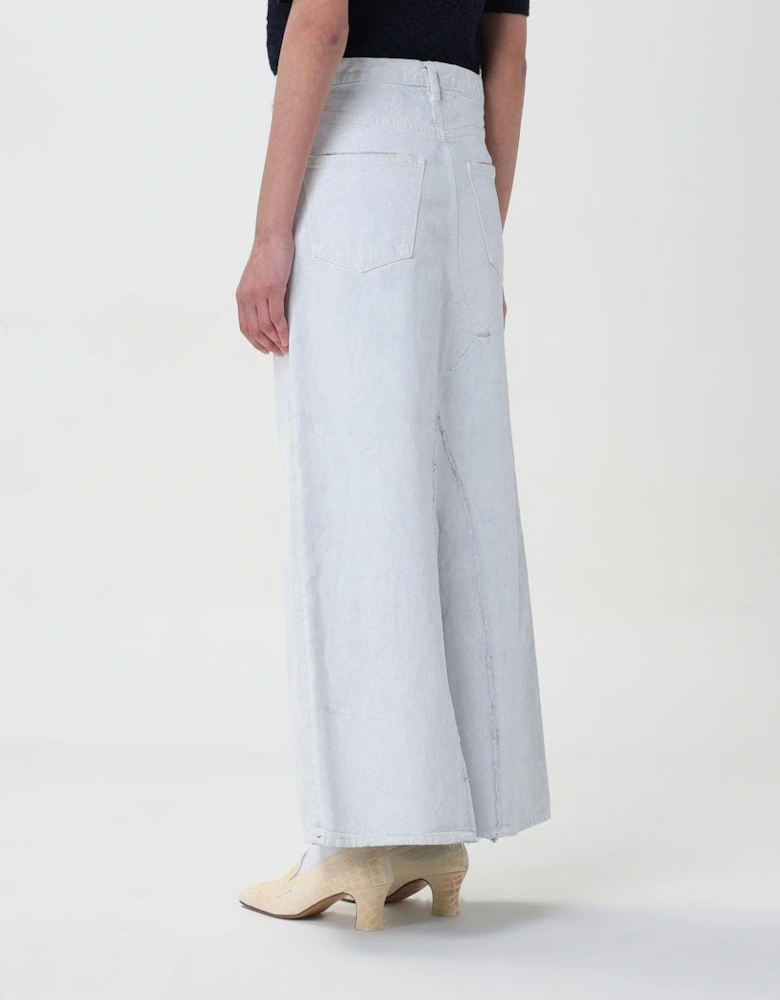 Denim Maxi Skirt ALine