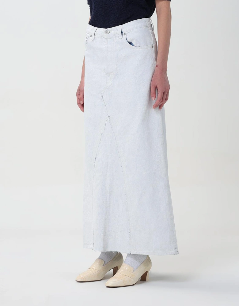 Denim Maxi Skirt ALine