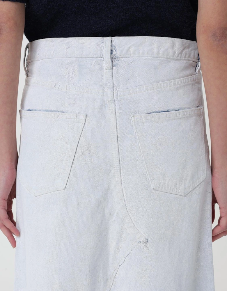 Denim Maxi Skirt ALine