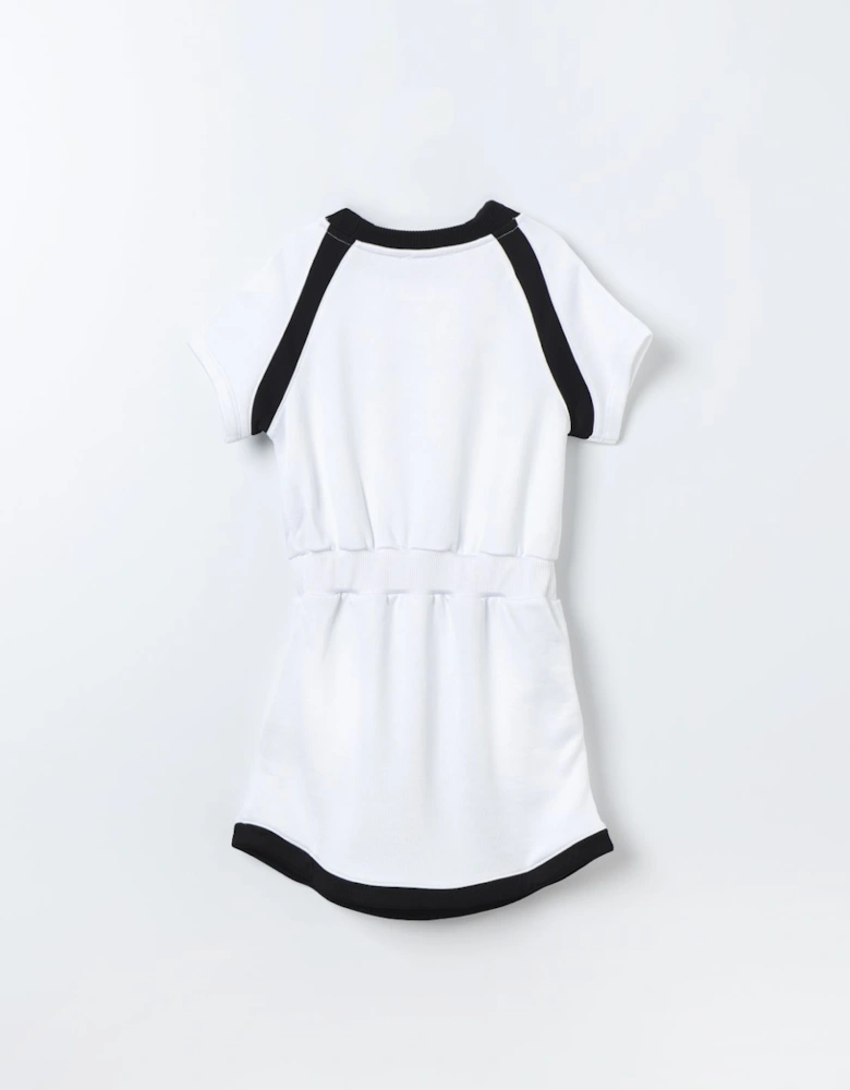 Kids Cotton Dress with Logo