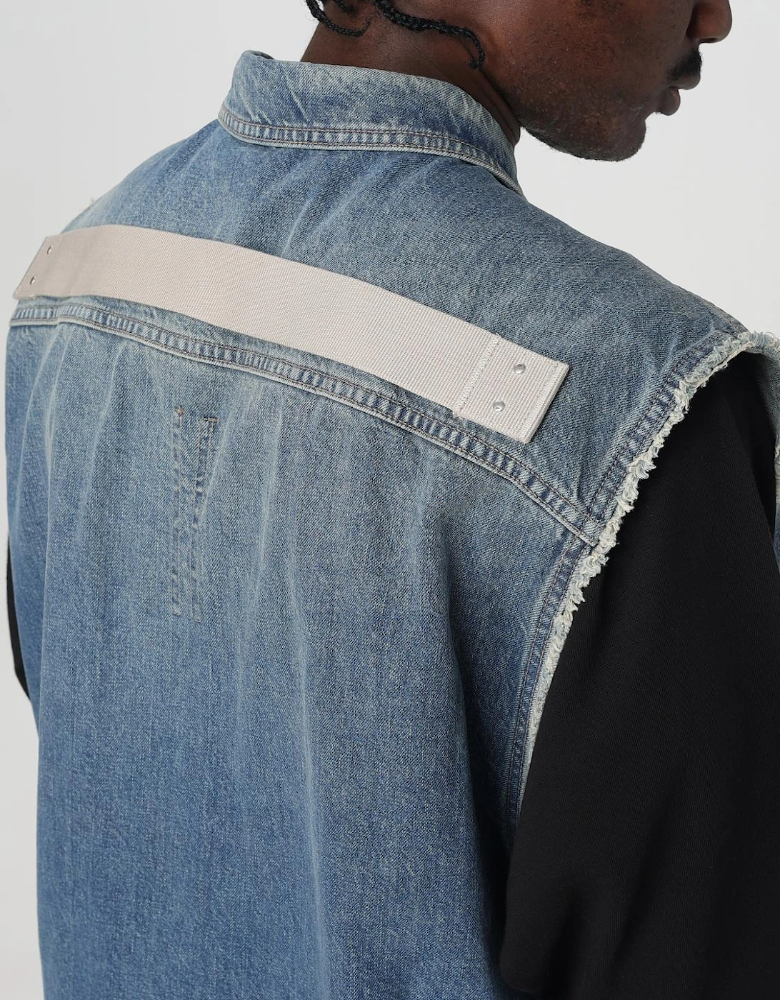 Denim Sleeveless Vest Oversized Relaxed Fit