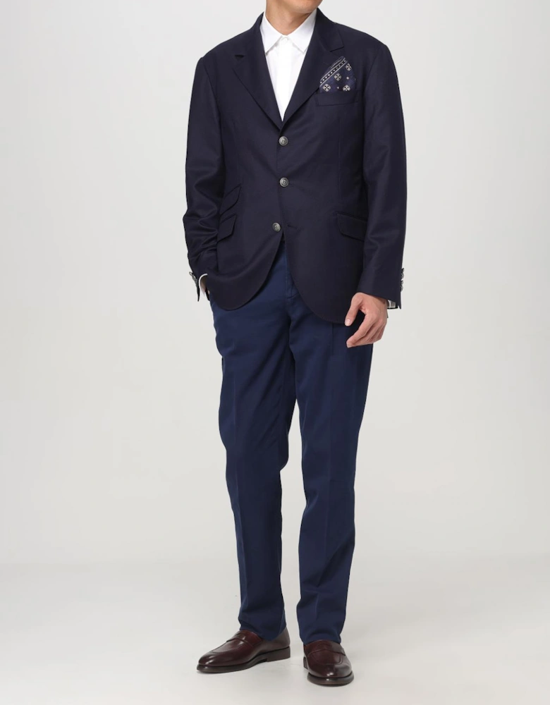 Men Suit Jacket Classic Notch Lapel