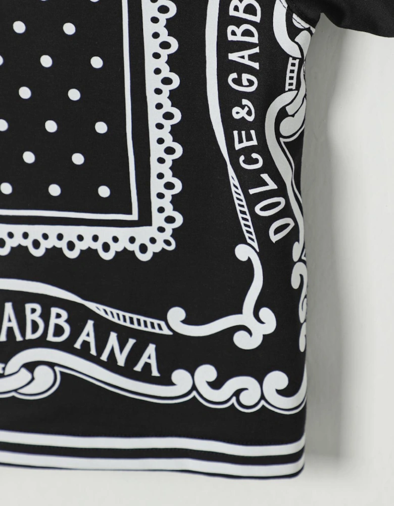 Polka Dot Bandana Print Tee
