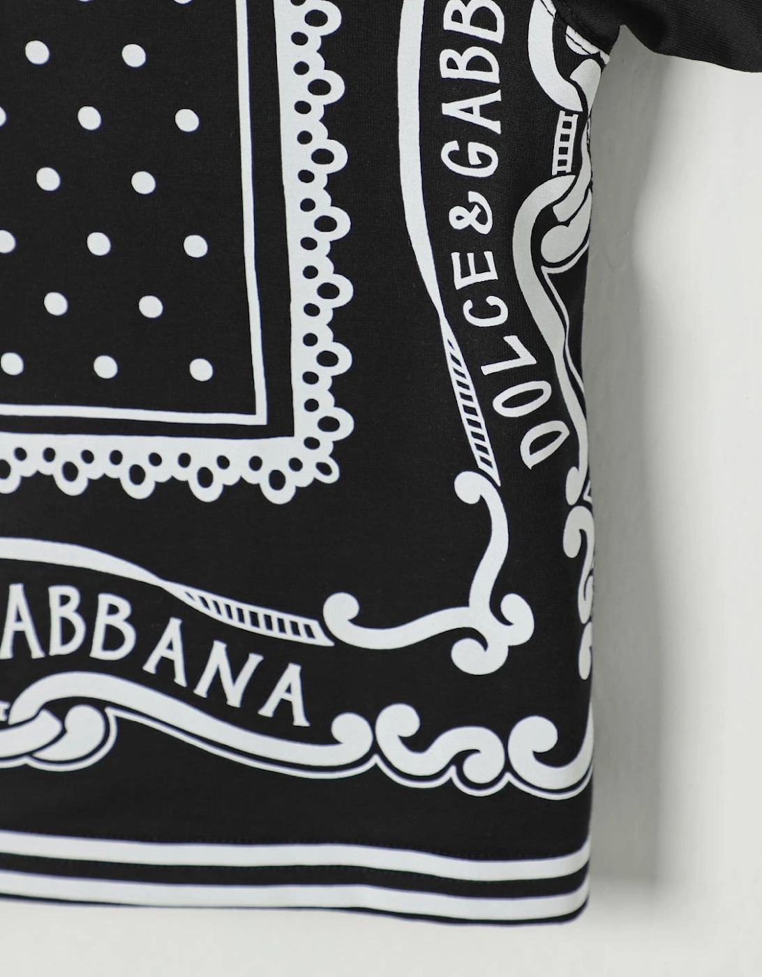 Polka Dot Bandana Print Tee