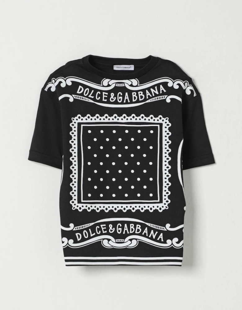 Polka Dot Bandana Print Tee