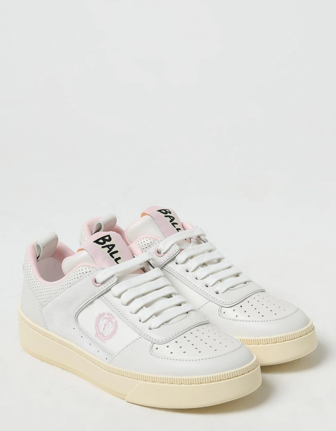 Stripe LowTop Perforated Leather