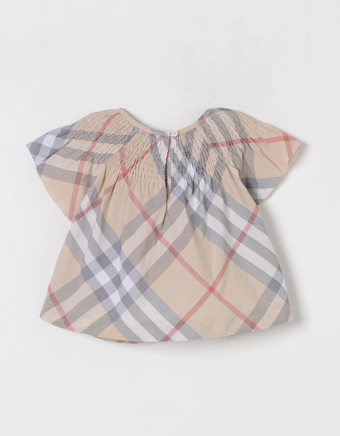 Girls Plaid Cotton Blouse