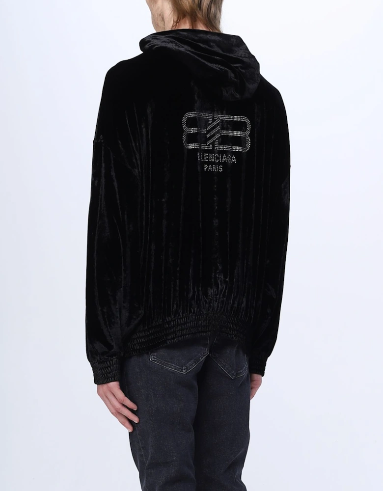 Velvet ZipUp Hoodie Jacket