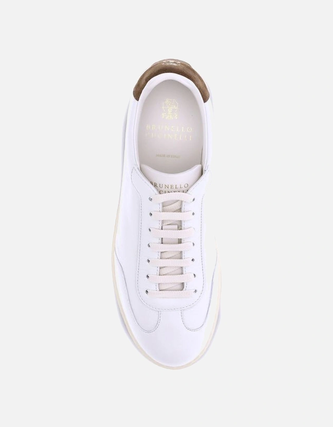 Leather Suede Heel Sneakers
