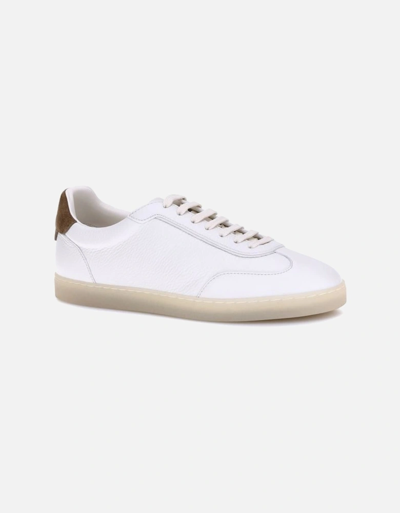 Leather Suede Heel Sneakers