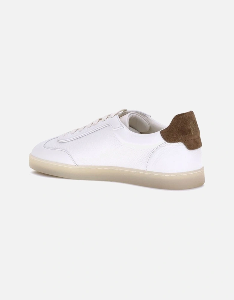 Leather Suede Heel Sneakers