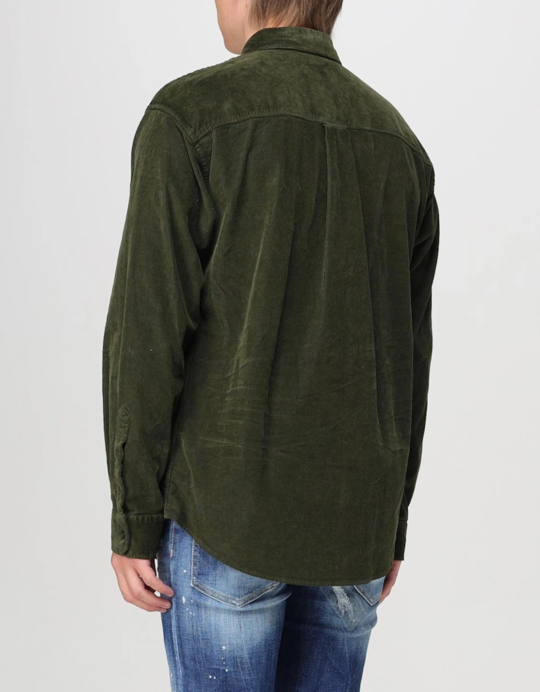 Corduroy Shirt with Pockets