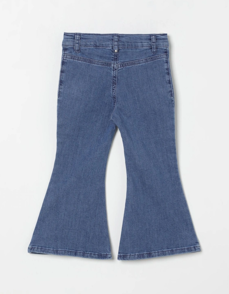 Kids Flare Jeans with Heart Pockets