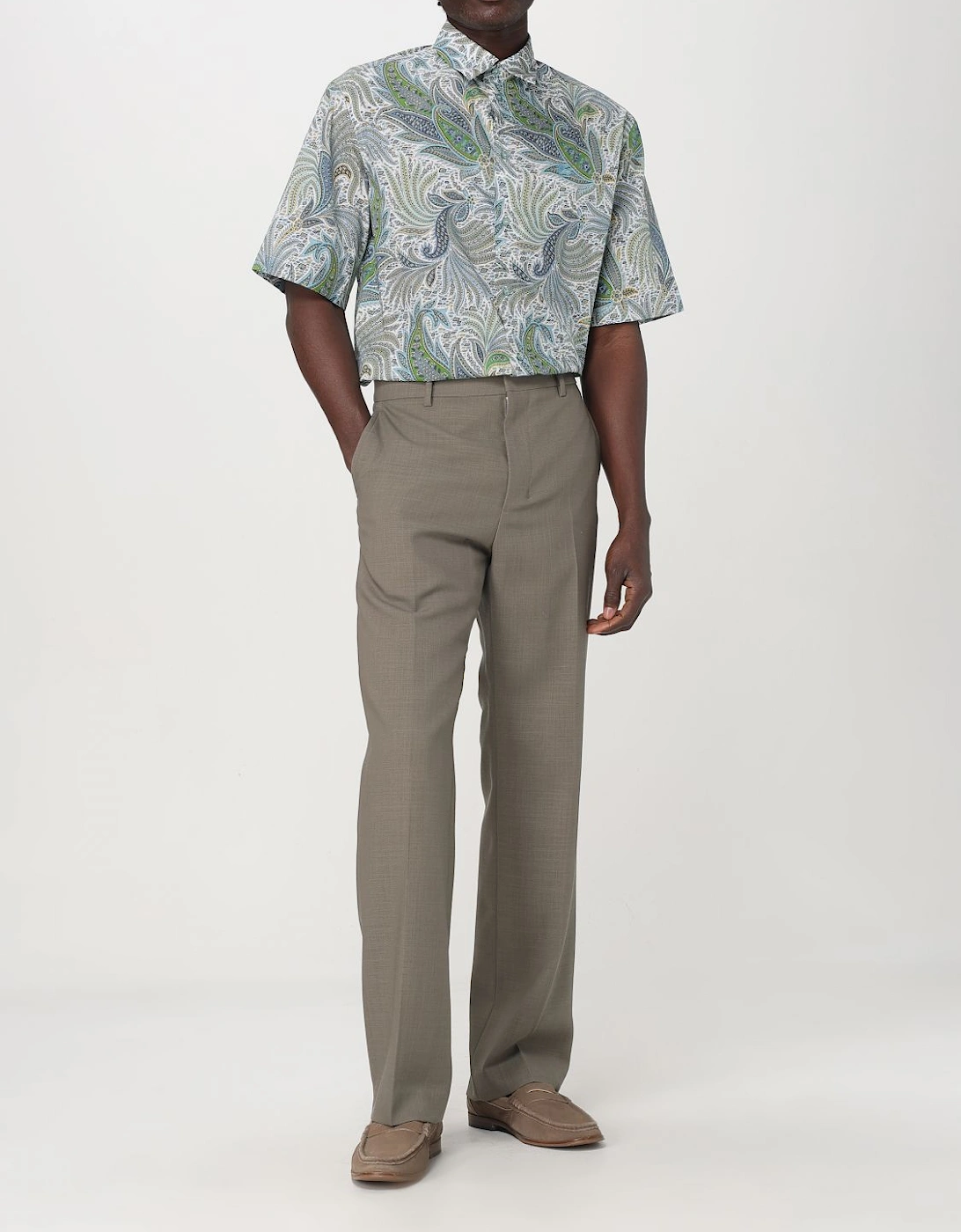 Paisley Print Cotton Shirt