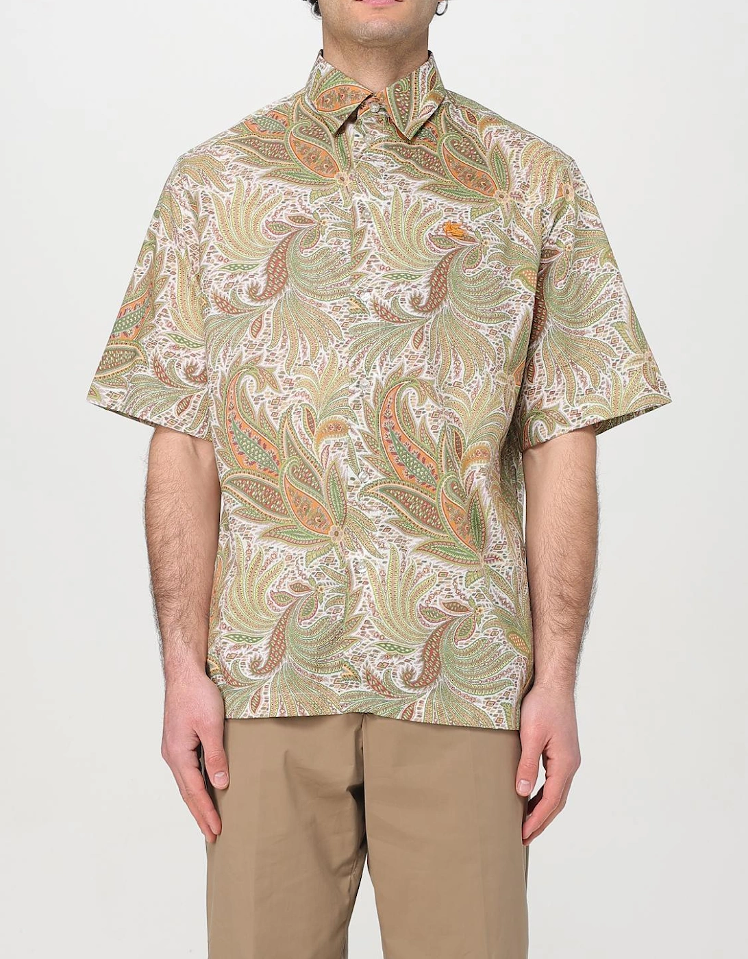 Paisley Print Cotton Shirt