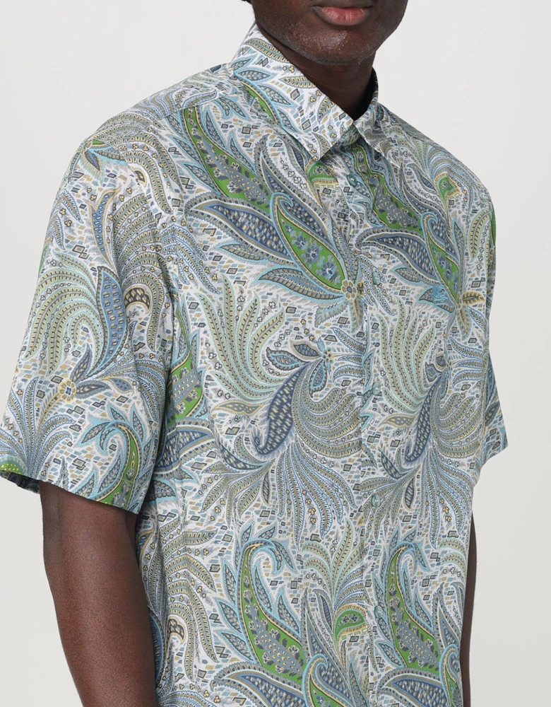 Paisley Print Cotton Shirt