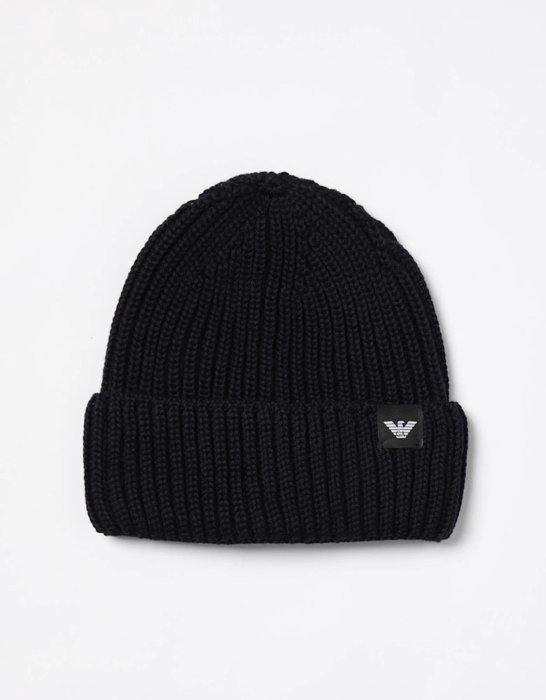 Ribbed Knit Beanie Hat