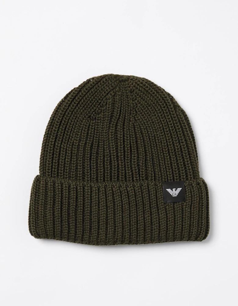Ribbed Knit Beanie Hat