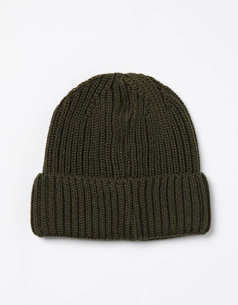 Ribbed Knit Beanie Hat