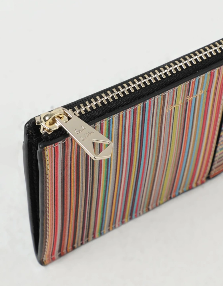 ZipAround Multi Stripe Card Holder