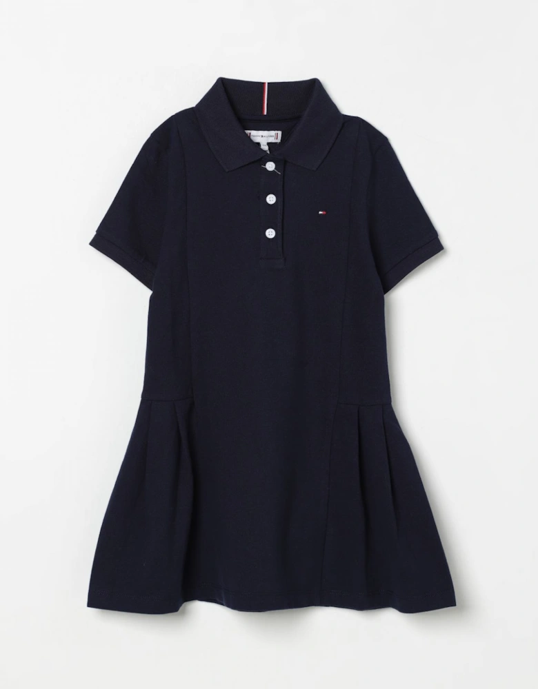 Kids Polo Dress Short Sleeves
