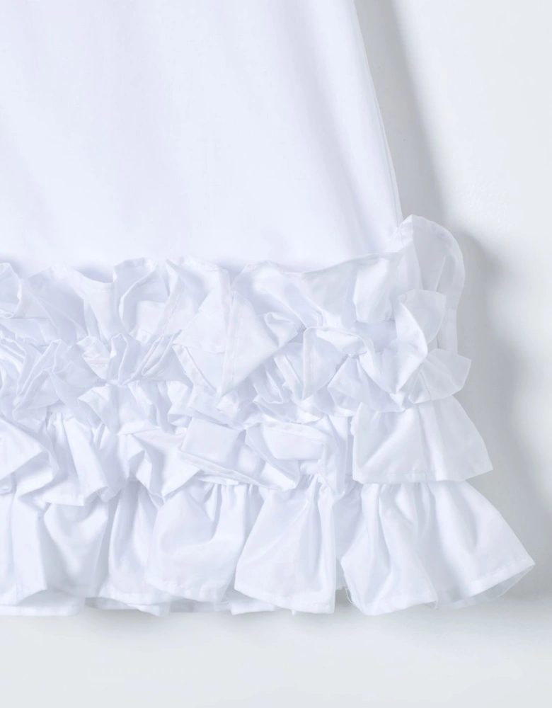Kids Ruffled Cotton Dress