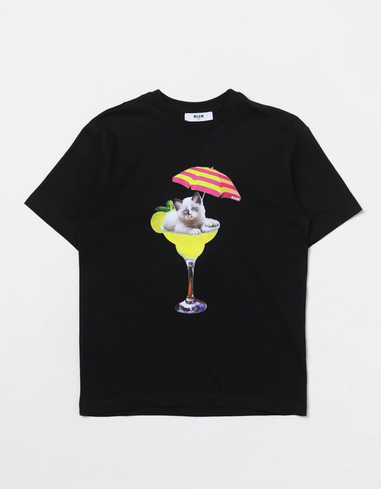 Kids Cat Margarita Graphic Tee