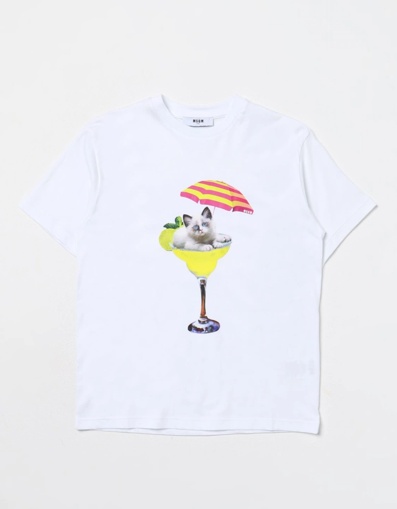 Kids Cat Margarita Graphic Tee