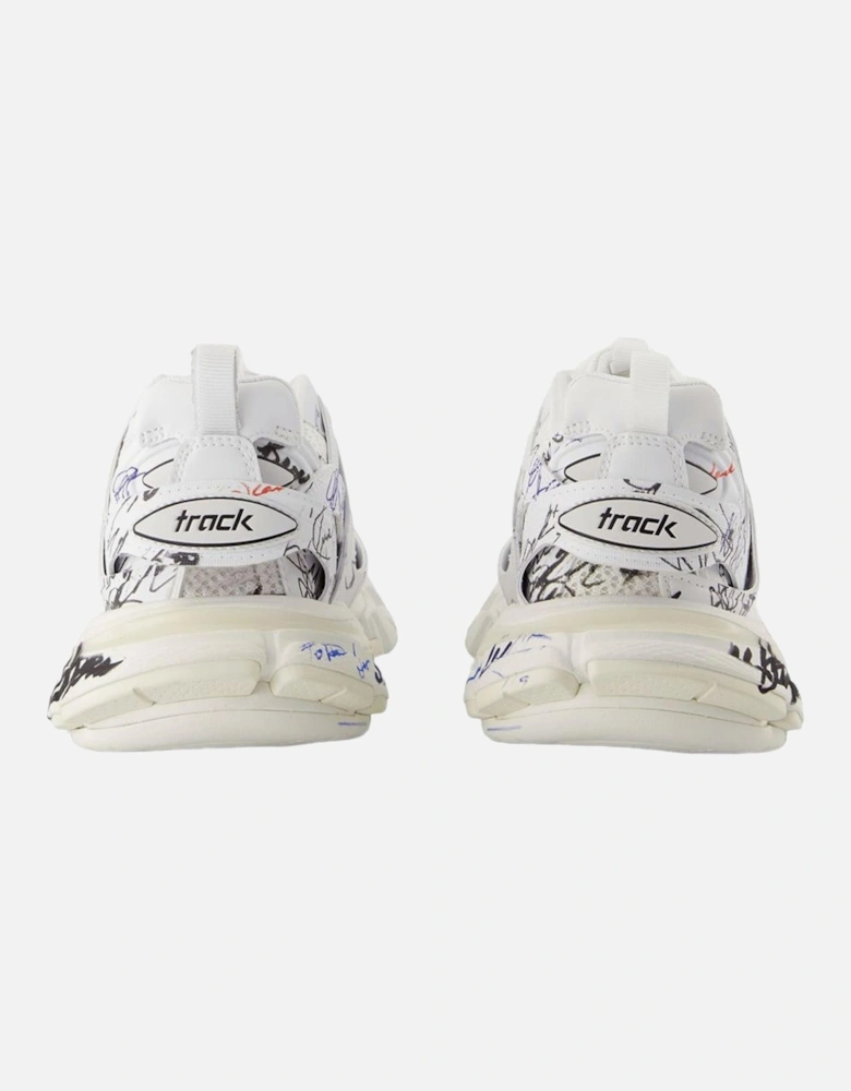 Track Sneakers with Nylon Upper and Lace-Up Closure