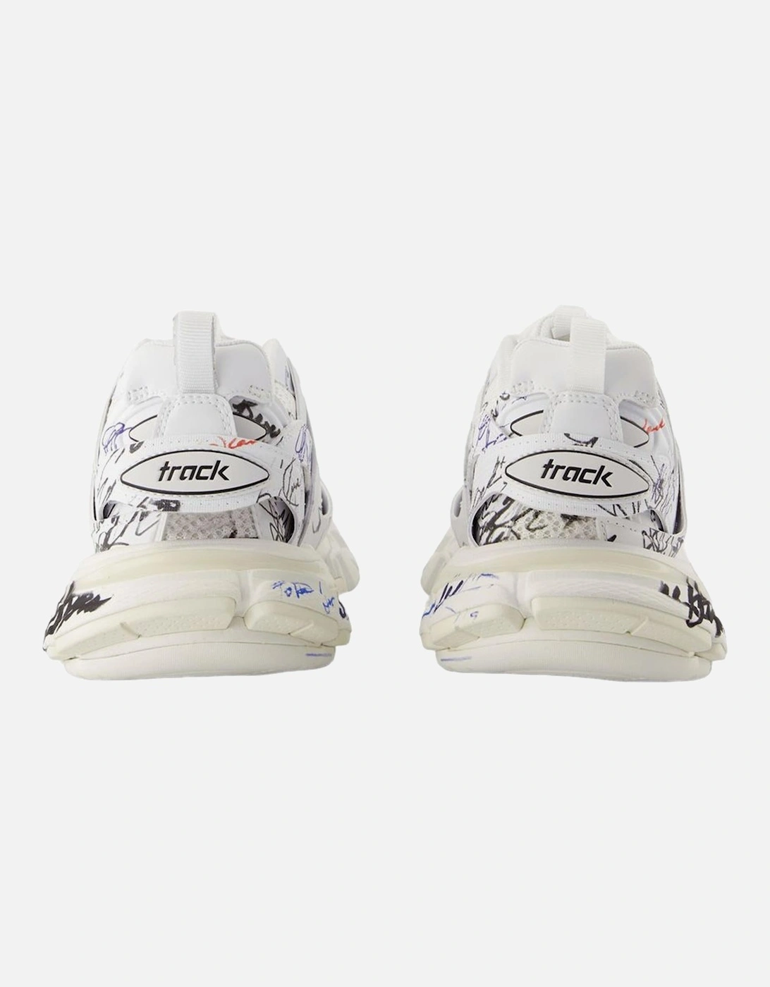 Track Sneakers with Nylon Upper and Lace-Up Closure