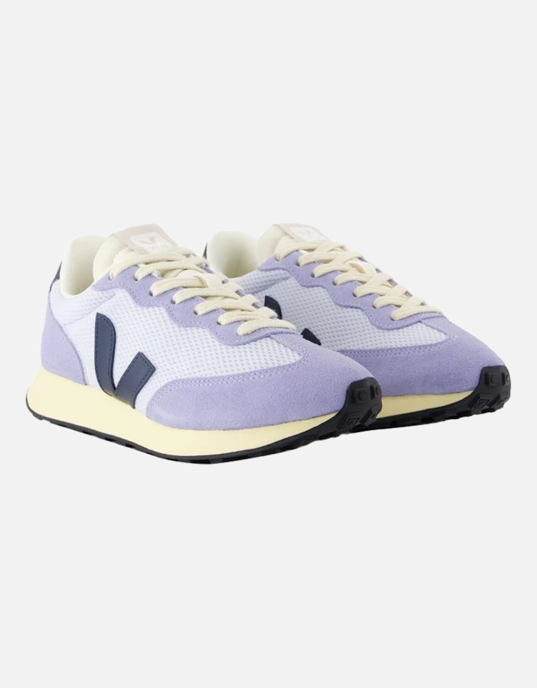 Nylon Fabric Lace-Up Sneakers