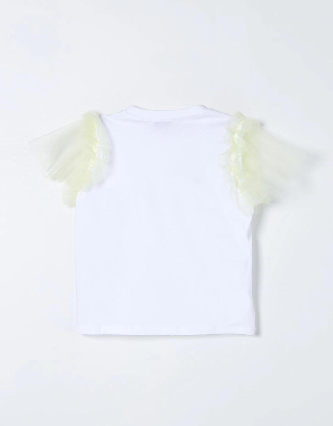 Girls Tulle Sleeve Top