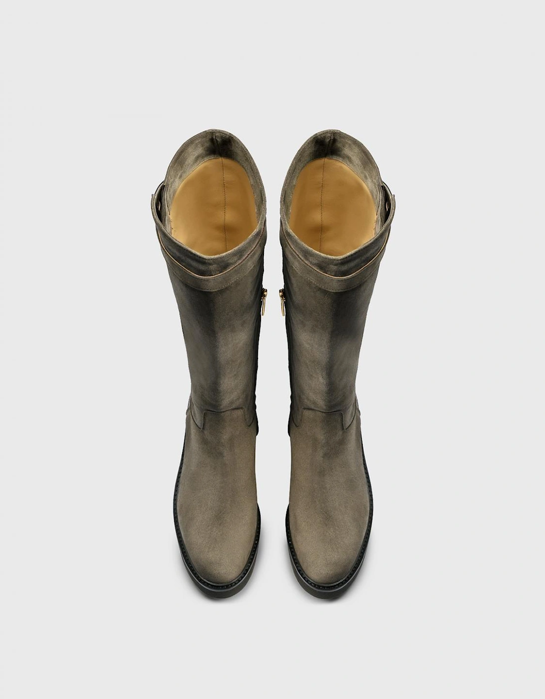 Suede Knee High Boots