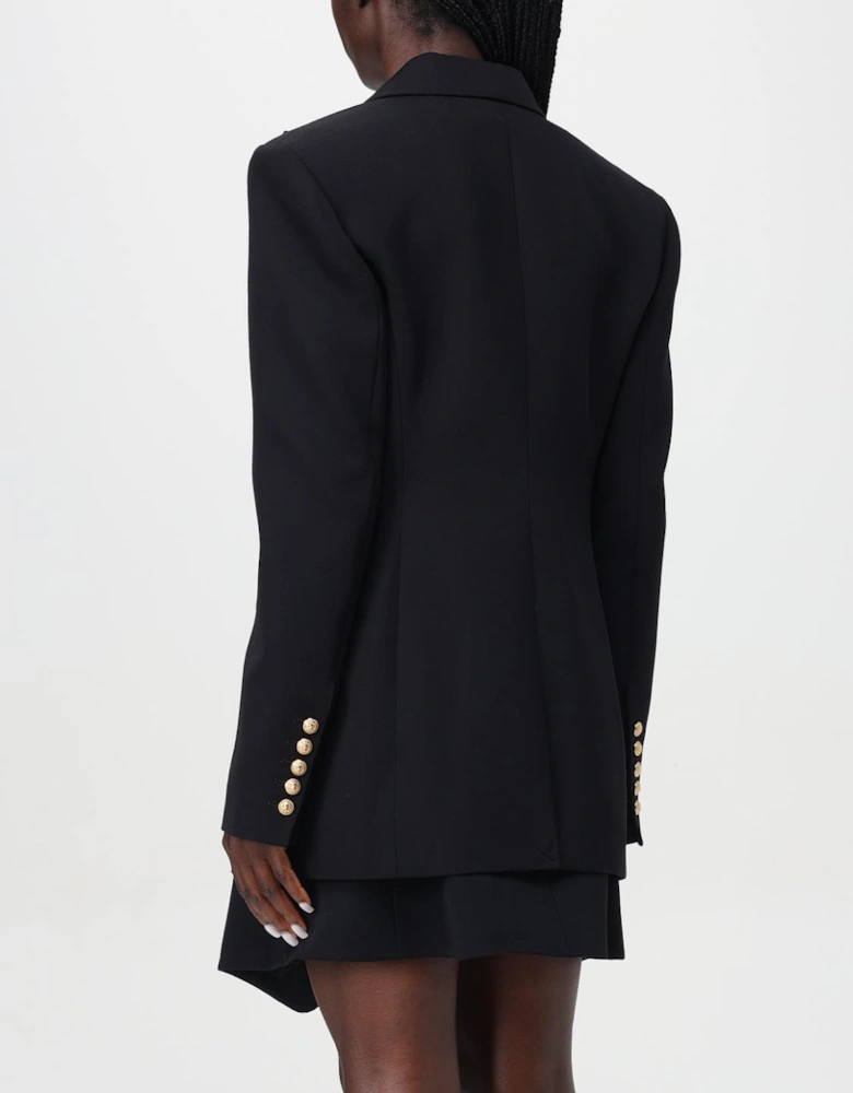 Tailored Blazer with Gold Buttons